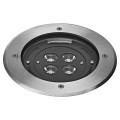 Tecnisol 150 - enc.sol ext. ip67 ik10, rond, inox, led 12w 10° 3000k 700lm