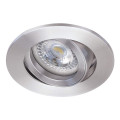 Tipo - encastré gu10, rond, orientable, alu, a/lpe led 6w 2700k 460lm incl.