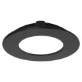 Flat cct - encastré plat fixe noir 110° led 5w 450lm 3000/4000k (cct)