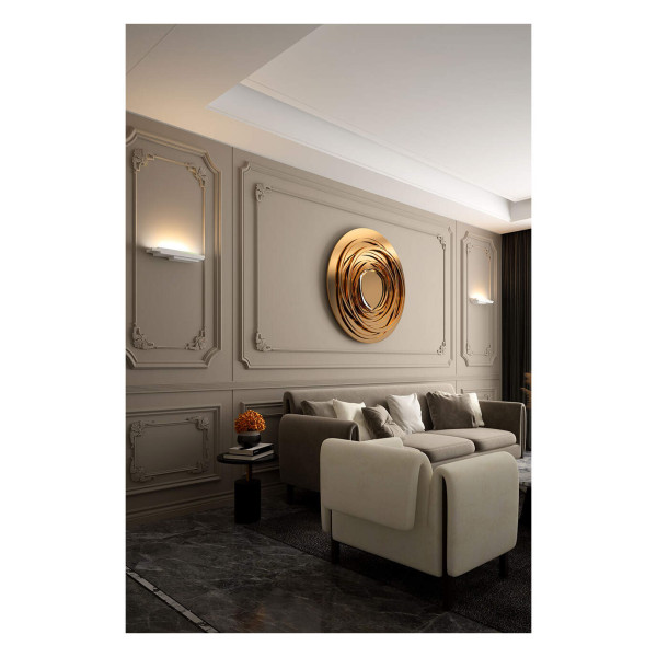 Staff - applique mur plâtre, blanc, led intég. 20w 3000k 2200lm 30000h - Aric - 50819