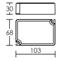 Driver led dimmable dali, 29-48w 0,6-1,1a