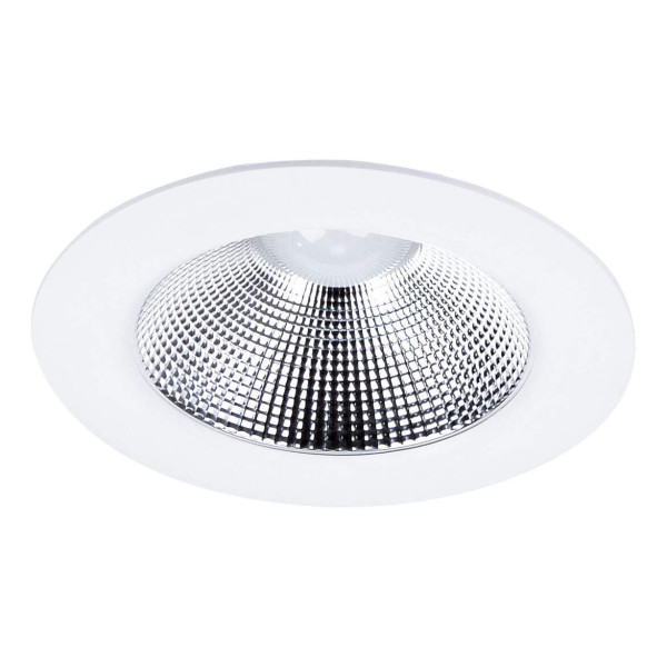 Della - collerette pour downlight della 22w, Ø190, blanc - Aric - 0161