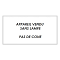 Borne Boule Basse Blanc LUNA Aric - E27 – Verre Opale