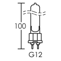 Lampe hci-t 70w/942 g12