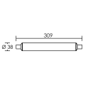 Lampe linolite led 230V 4W S19 - Aric