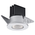 Spot encastré Lucia 2 led 40° gris/blc fr - Aric