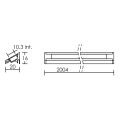 Profilé d'angle pa1 pour gamme flexo - 2m