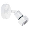 Zao 01 - spot sur patère gu10, blanc, a/lpe led 6w 3000k 500lm incl