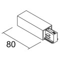 Alimentation de Droite Noire pour Rail 3 Allumages Aric - 230 V