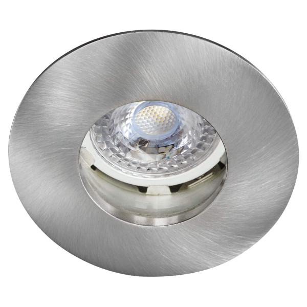 Hidro-230 cx -encastré gu10, ip20/65, vol.2, rond, fixe, nickel, lampe non incl.