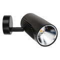 Lumi 01 - proj. s/patère, noir, angle 32°, led intég. 17w 4000k 1800lm