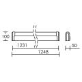 Ondine - réglette g13 ip44 vol.2 a/lpe led 19w 4000k 1600lm incl.