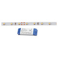 Kit FLEXO 60 LED 11,5W 4200K lg: 2,5m Ruban LED adhésif IP20, 24V DC, 60 LED/m 4,6W/m, driver fourni (non dimmable)