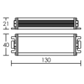 Alim. led 16w 12v dc ip68