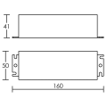 Alim. led 16w 24v dc ip68