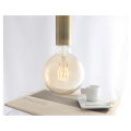 Lampe déco globe e27 led 3,5w 2200k 130lm, cl.énerg.a, 25000h, dimmable, ambrée