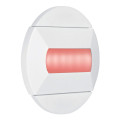 Baliz - encastré mur rond, fixe, blanc, led intég. 0,46w rouge