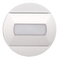 Baliz - encastré mur rond, fixe, blanc, led intég. 0,46w rouge