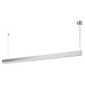 Linear - suspension, 1450mm, gris, led intég. 27w 4000k 3100lm