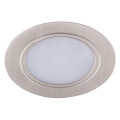 Meubled - encastré ip44, rond, fixe, alu, led intég. 1,7w 4000k 75lm