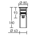 Mira 65-230 noir led 5w/3000k