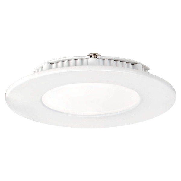 Flat led - encastré plat, rond, fixe, blanc, 110°, led intég. 5w 4000k 390lm