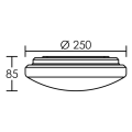 Applique plafonnier C4 Aric CCT LED 10W 3000-4000K blanc