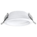 P10 - downlight ip20/65, rond Ø105mm fixe blanc, 90°, led intég. 10w 4000k 830lm