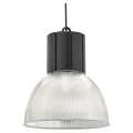 Lexa - suspension Ø316mm, noir / transparent, led intég. 40w 80° 4000k 4000lm