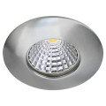 Aquapro - encastré ip20/65 vol.2, fixe, nickel, led intég. 8w 4000k 800lm