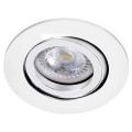 Tipo - encastré gu10, rond, orientable, blanc, a/lpe led 6w 3000k 470lm incl.