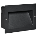 Encastré de mur INARI IP65 IK07, rectangulaire, fixe, CCT 3-4000K Anthracite