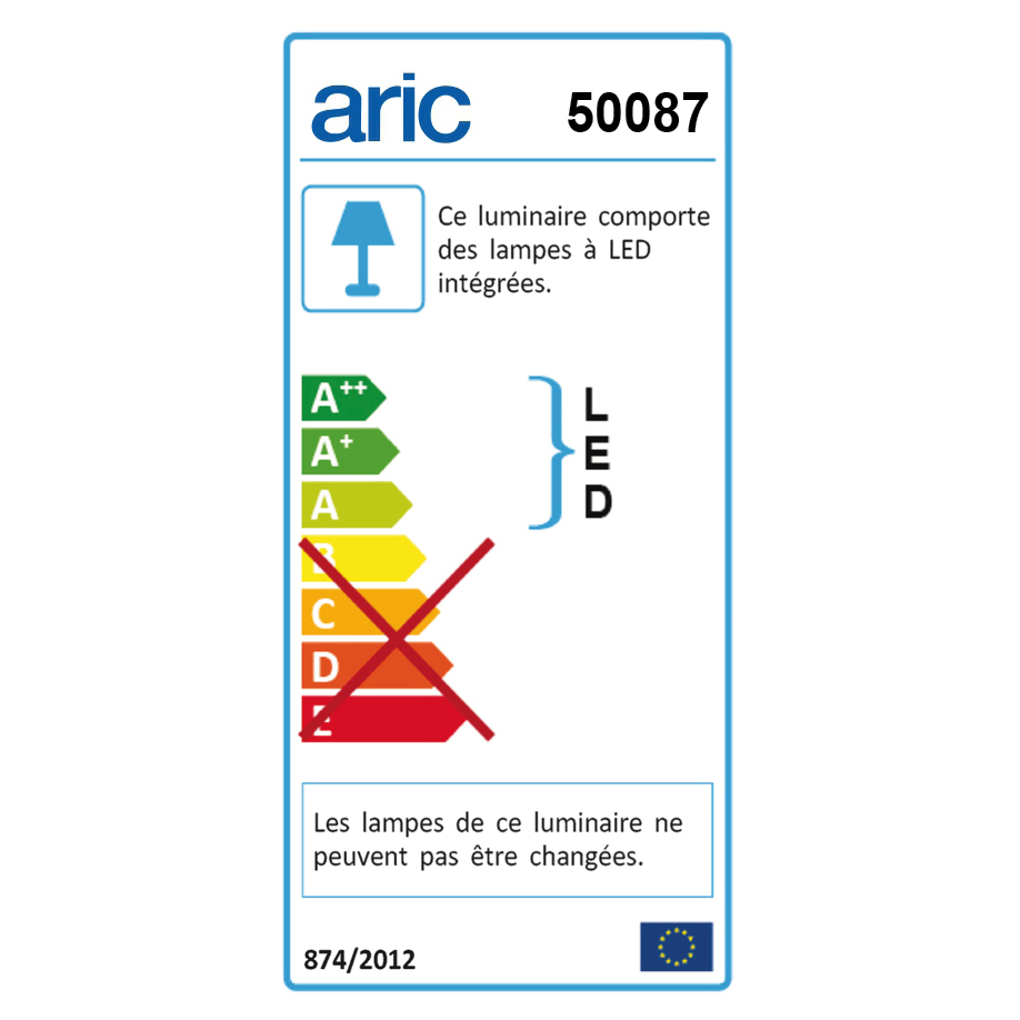 Aric 50087 Downlight basculant Metropolis 30W 4500K Blanc