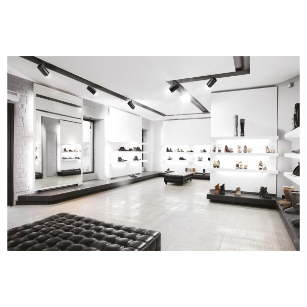 Lumi 023 - proj. rail 3 all.023, noir, angle 32°, led intég. 17w 3000k 1800lm