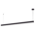 Linear - suspension, 1450mm, noir, led intég. 27w 3000k 2900lm