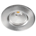 Dl-iso - encastré ip20/65, recouvrable, nickel, led intég. 8w 50° 3000k 770lm