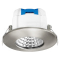 Aquapro - encastré ip20/65 vol.2, fixe, nickel, led intég. 8w 3000k 760lm