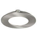 Flat cct - encastré plat fixe nickel 110° led 5w 450lm 3000/4000k (cct)