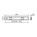 Lora - réglette pour meuble led 520mm 6w 3000k 440lm