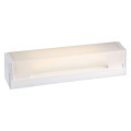 B.85c 17-réglette s19 ip21 h.vol a/inter+p a/lpe led 6w 2700k 600lm incl, opale