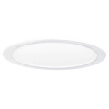 Flat led-downlight plat rond fixe blanc 110° led intég 30w 4000k 2500lm dimmable