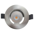 Dl-084 - encastré ip20/44, recouvrable, nickel, led intég. 8w 47° 4000k 680lm