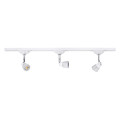 Diam - rail 1 all. 029 + 3 spots gu10, blanc, a/lpes led 6w 3000k 500lm incl