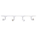 Diam - rail 1 all. 029 + 4 spots gu10, blanc, a/lpes led 6w 3000k 500lm incl