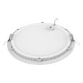 Flat cct - downlight plat rond fixe blanc 110° led 20w 1700lm 3000/4000k (cct)