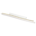 Vague - applique mur plâtre, blanc, led intég. 12w 3000k 770lm 30000h