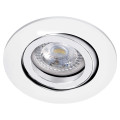 Tipo - enc. gu10, rond, blanc, a/lpe led 4,5w 2700k 390lm, dimmable par inter