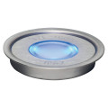 Eyeled rond inox / bleu - Encastré de sol