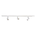 Comete - rail 1 all.029 + 3 spots gu10 blanc, a/lpes led 6w 3000k 500lm incl