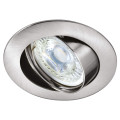 Galaxy - encastré gu10, rond, basc., nickel, a/lpe led 6w 3000k 470lm incl.